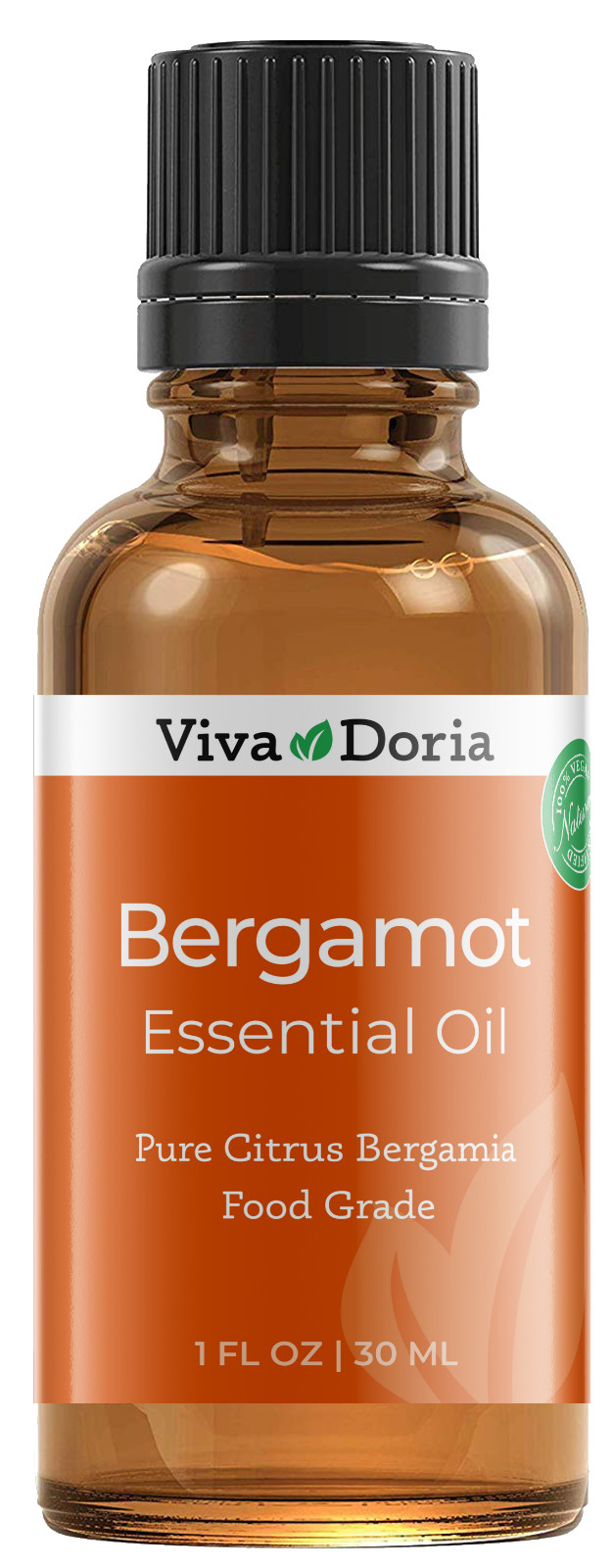 Viva Doria Pure Bergamot Essential Oil, Food Grade, 1 Fl Oz.
