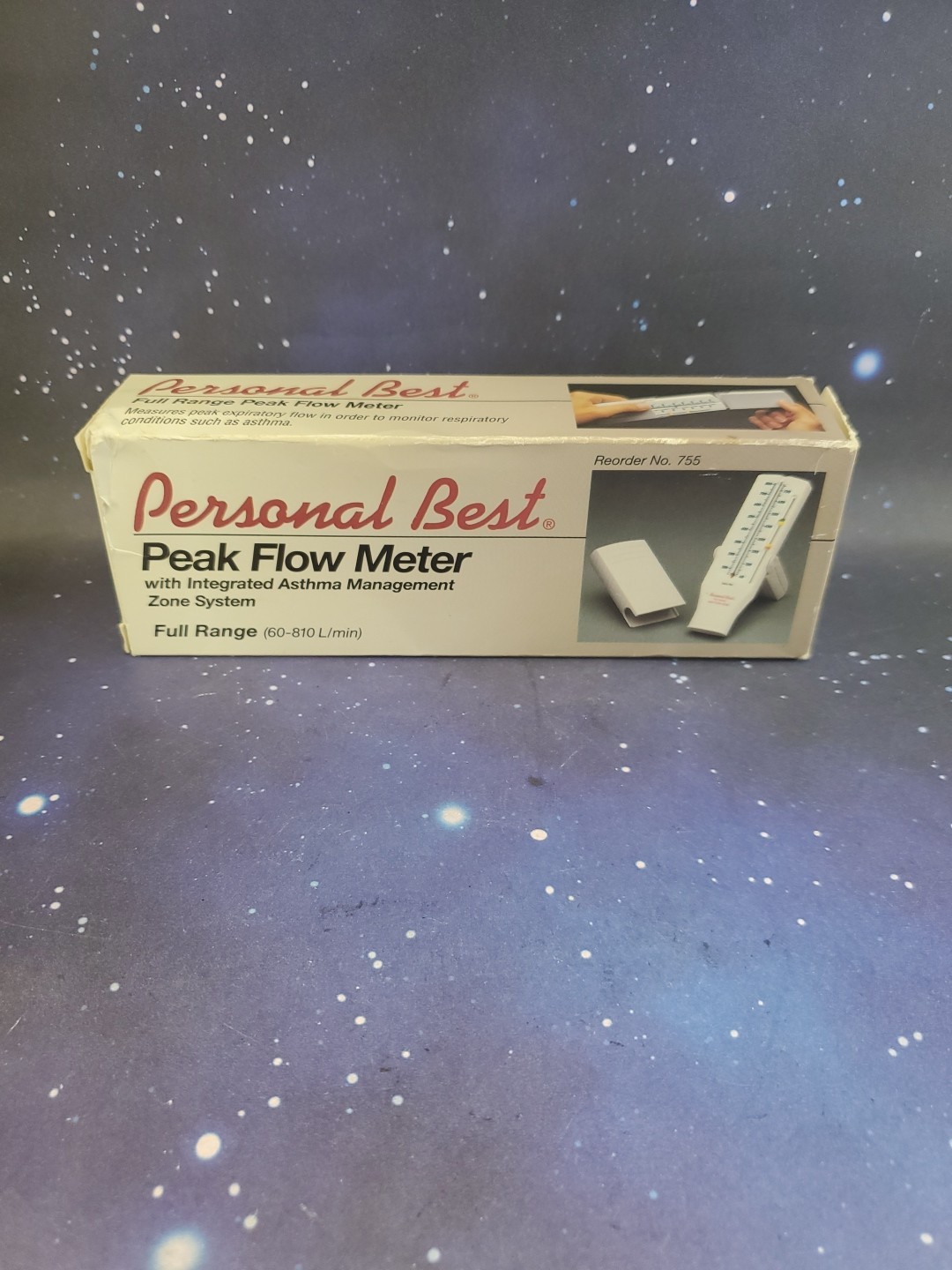 Personal Best Full Range Peak Flow Meter w/ Asthma Management Zone 60-810 L/min