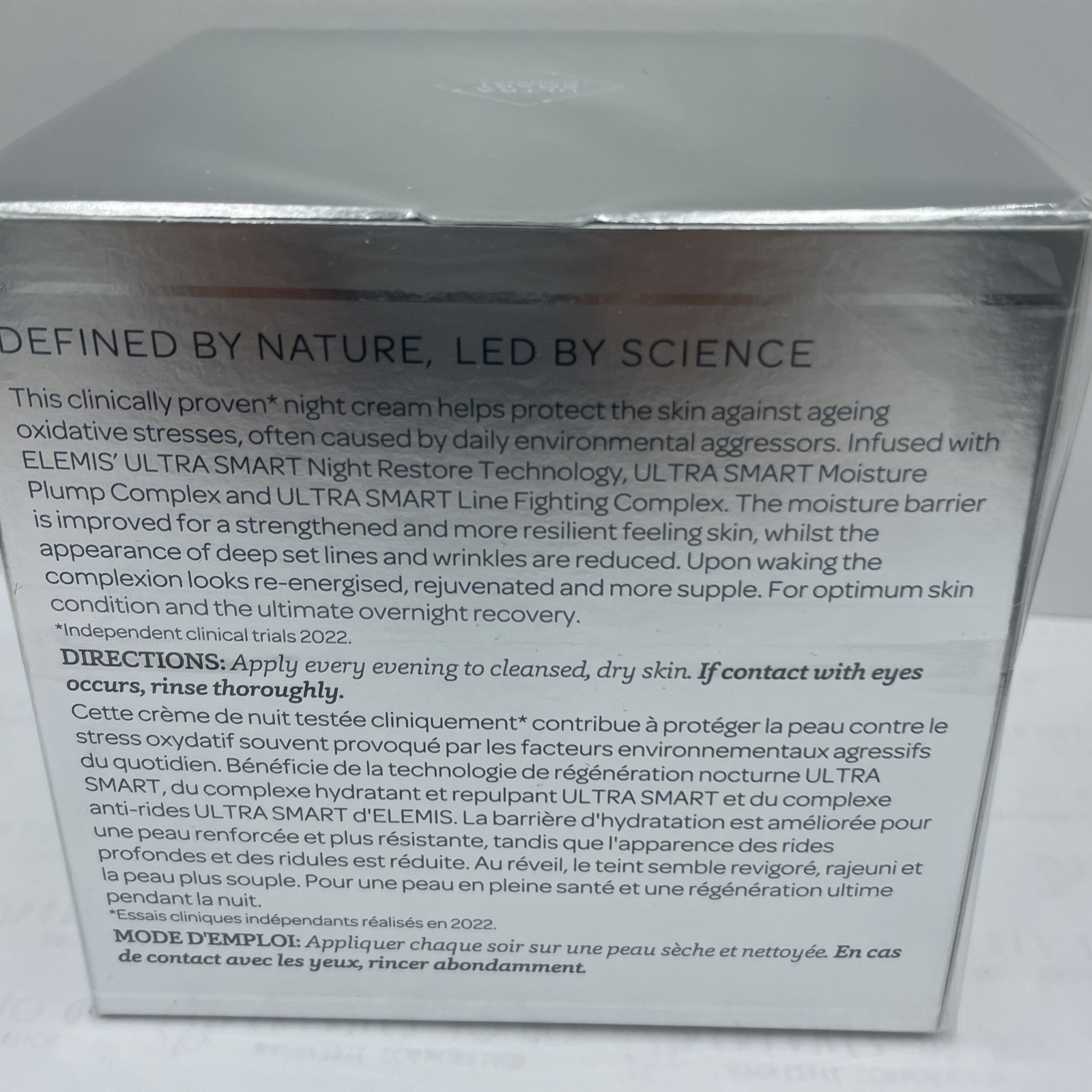 Elemis Ultra Smart Pro-Collagen Night Genius 50ml 1.6 fl.oz. Exp. 2028 SEALED