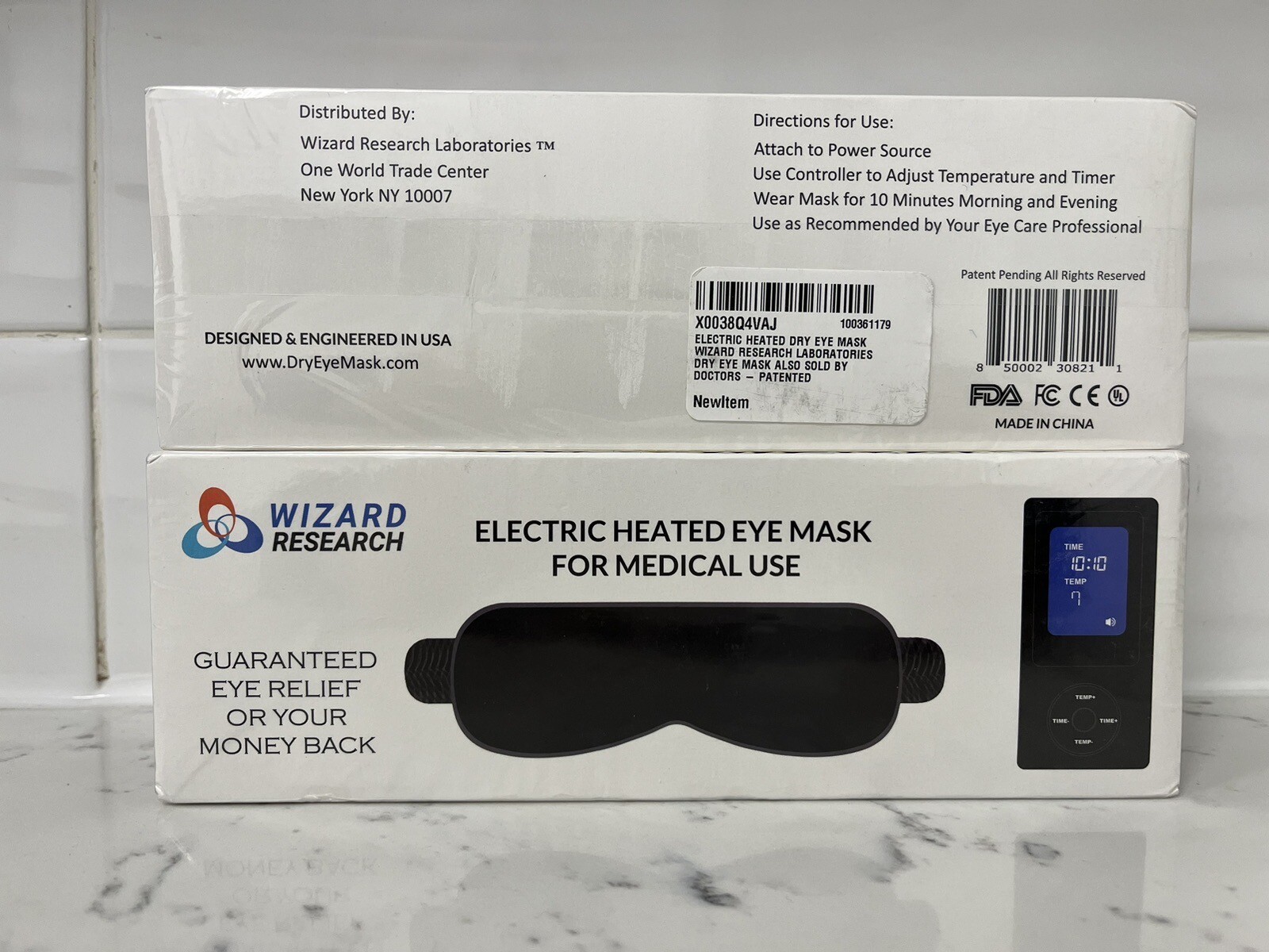 Eye Mask Wizard Research Laboratories Electric Heated Dry Eye Mask-FREE SHIPPING