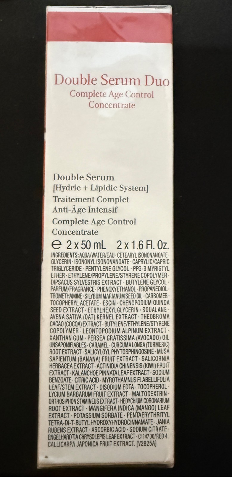 Clarins Double Serum Face Treatment 2 X 50ml 1.6oz