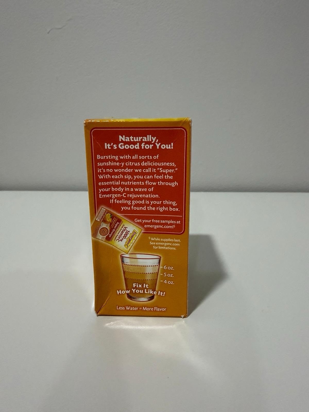 SM Emergen-C 1000 mg Vitamin C Packets Orange Daily Immune Support 10 pieces
