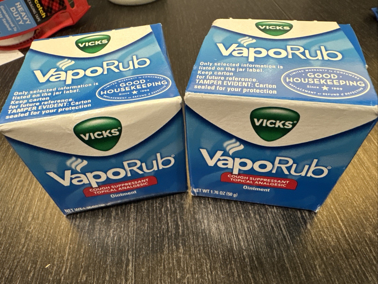 Vicks VapoRub 1.7oz Cough Suppressant Ointment