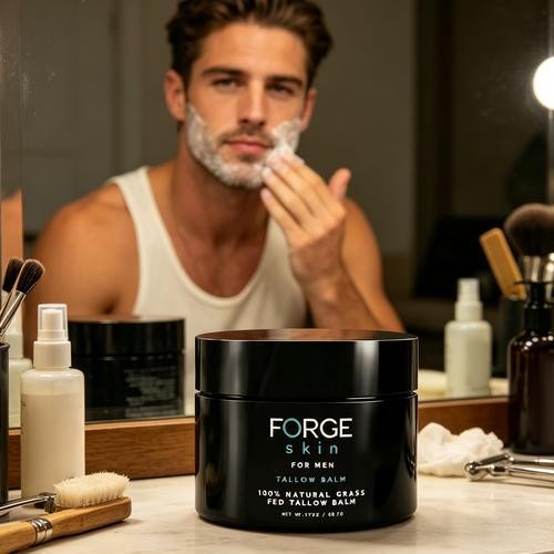 Forge Skin Men’s Beef Tallow Balm 56.7g For Skin & Face Hydrating Nourishing
