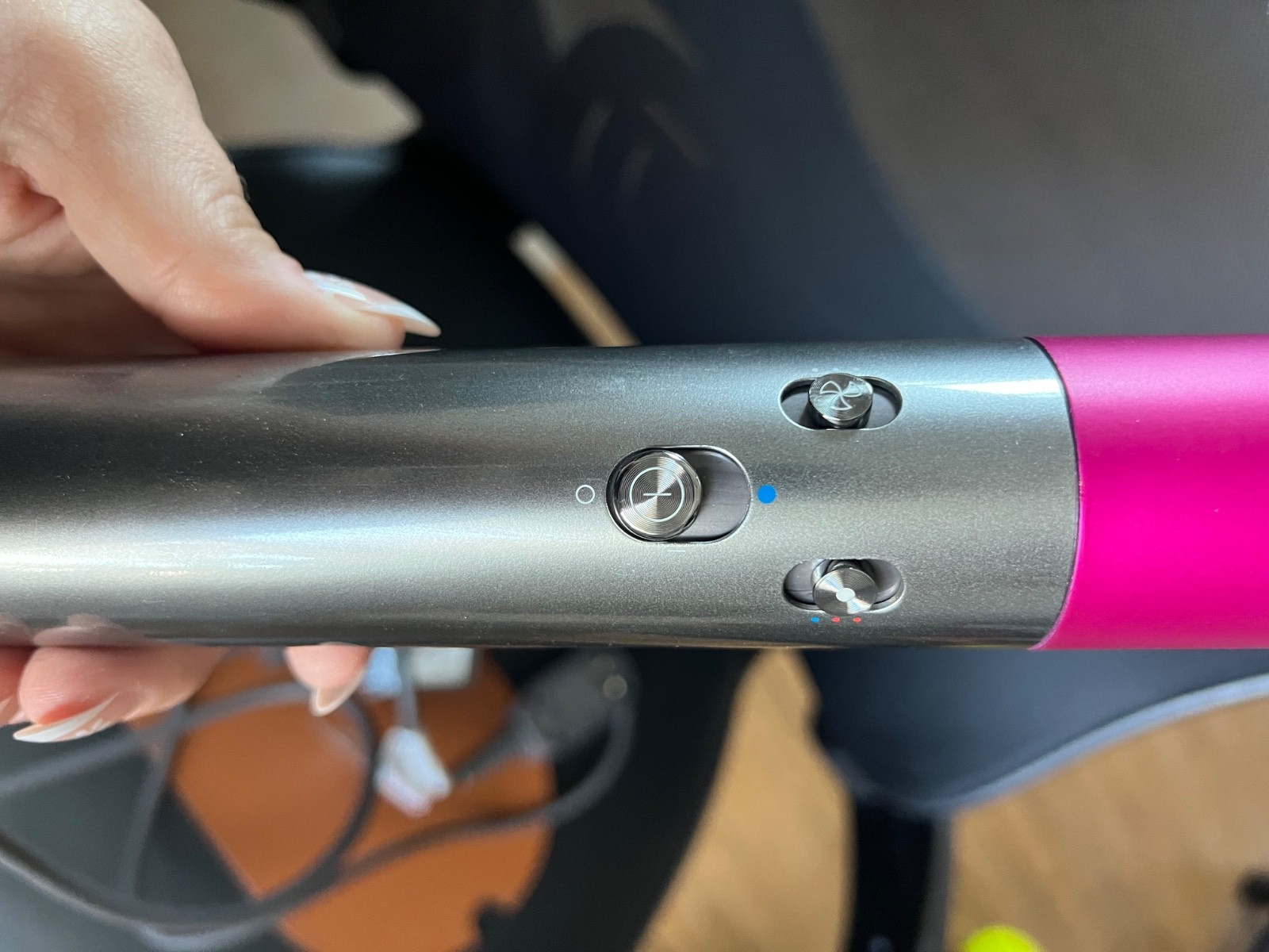 Dyson Airwrap Smooth Control Styler – Pink with Storage Case – Gently Used