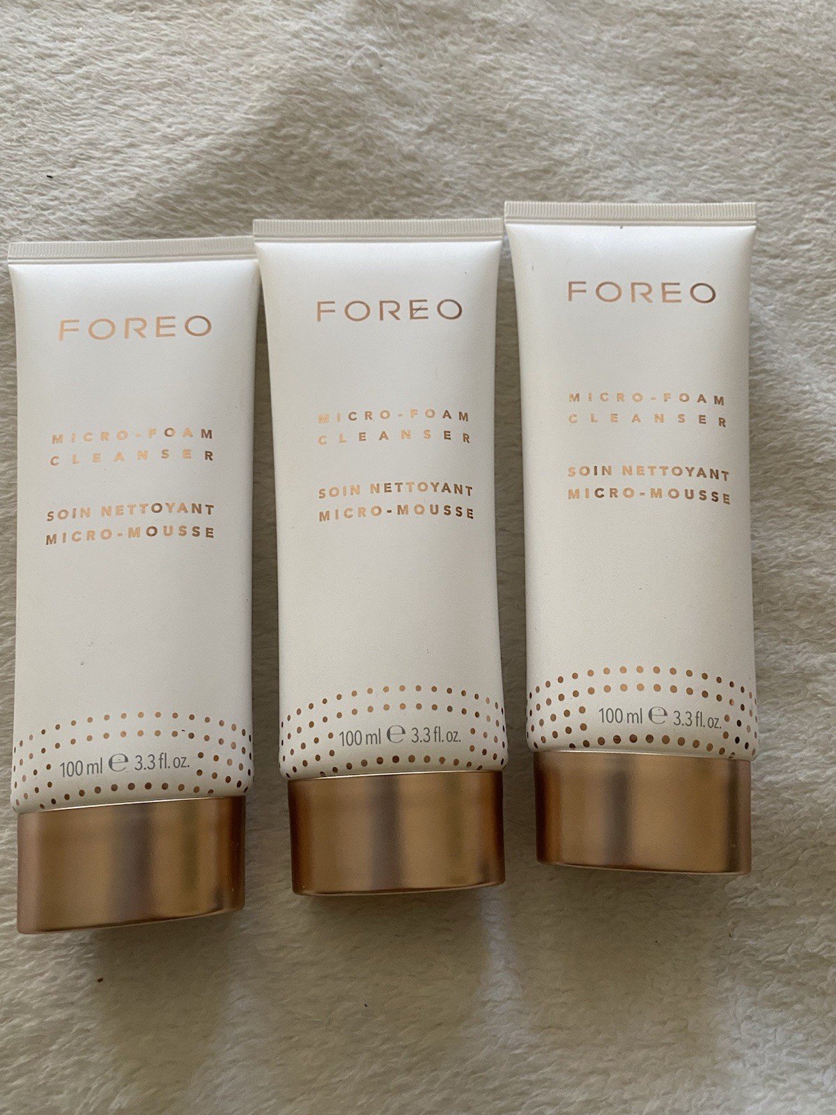 FOREO Micro-Foam Cleanser 3.3 oz Lot Of (3) Exp. 12/2025 New! Buy 1 Get 1 Free!