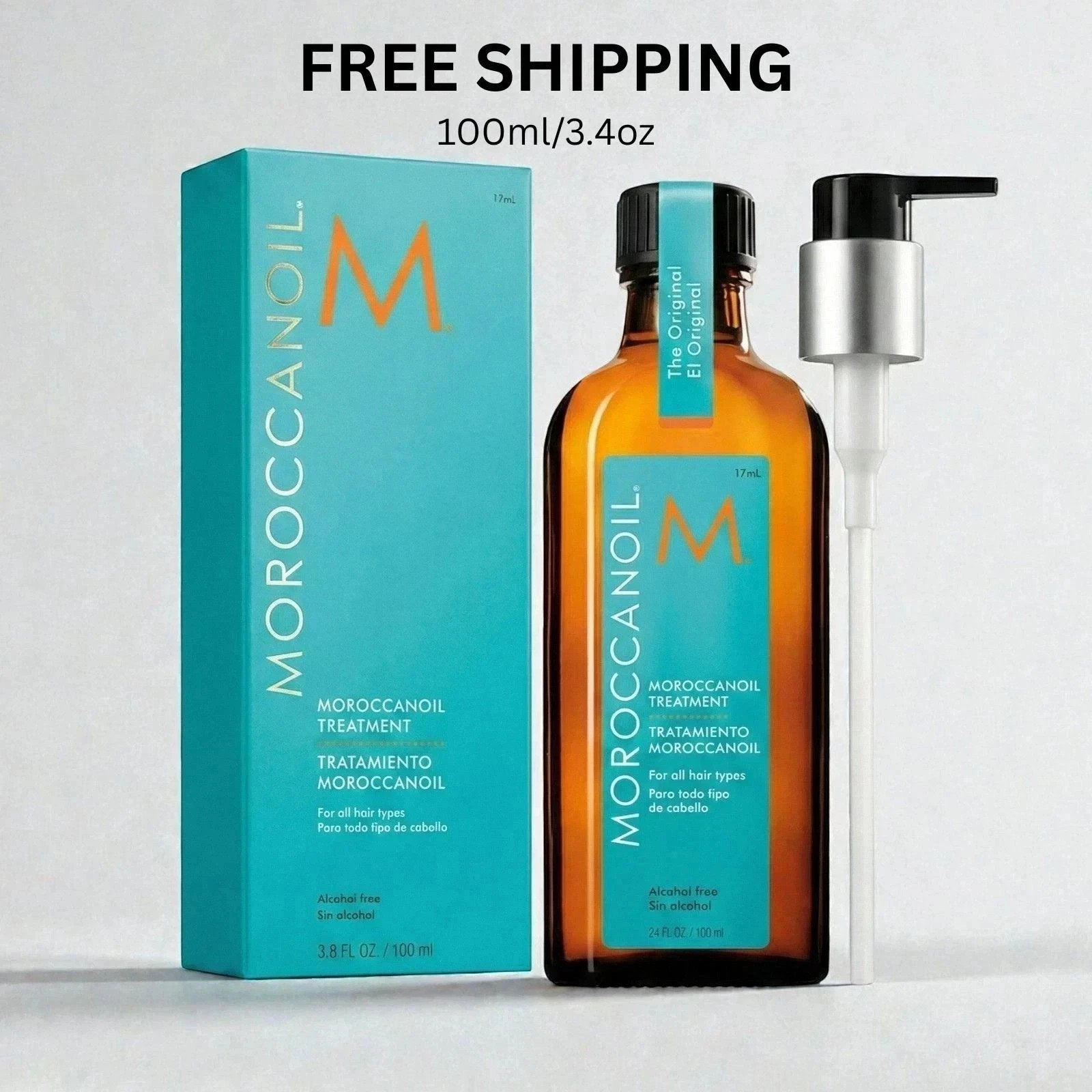 Moroccanoil Treatment, Original (For All Hair Types) 100ml/3.4oz US