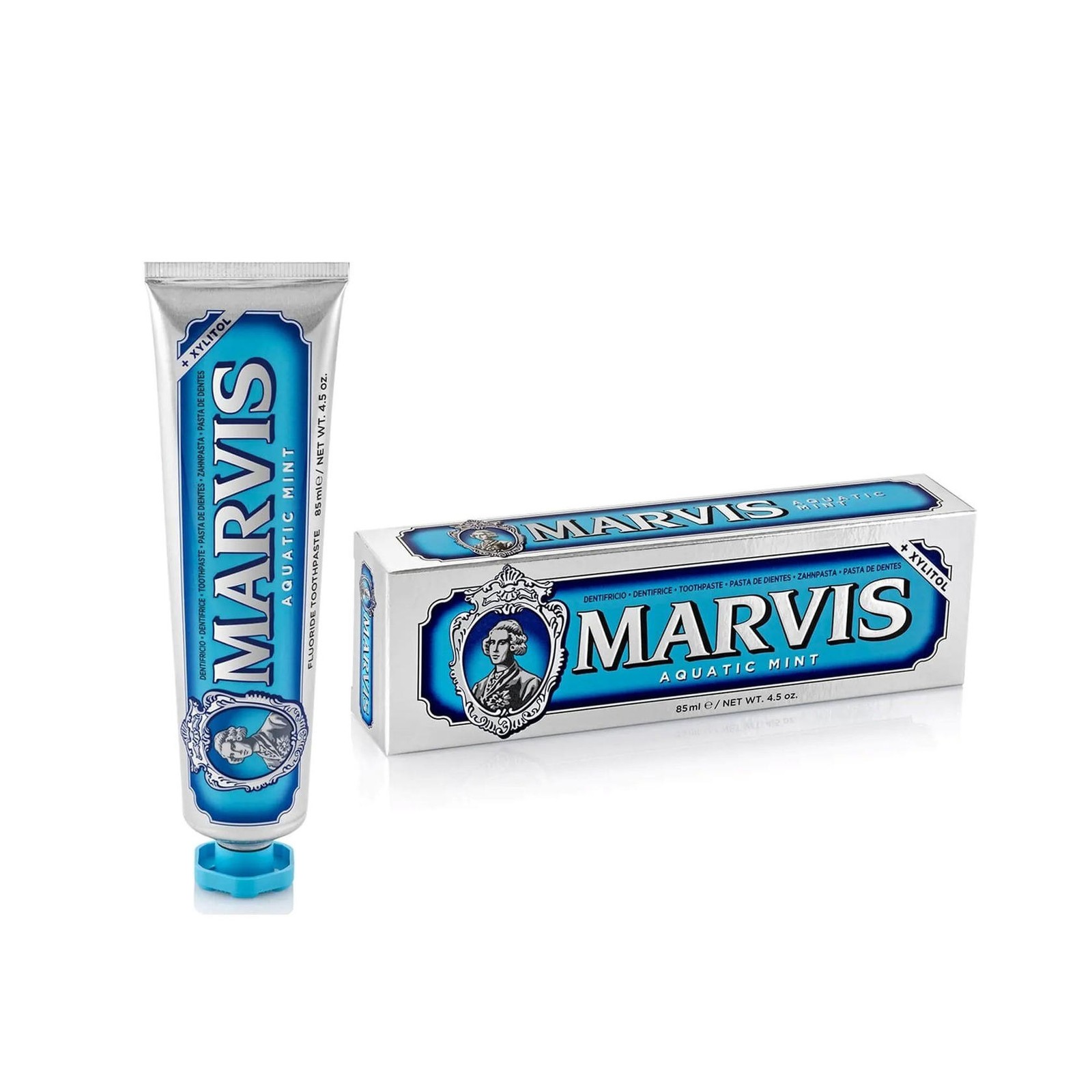 Marvis Toothpaste Whitening Mint, Licorice Sinuous Lily Vegan Cruelty-Free 85 ml