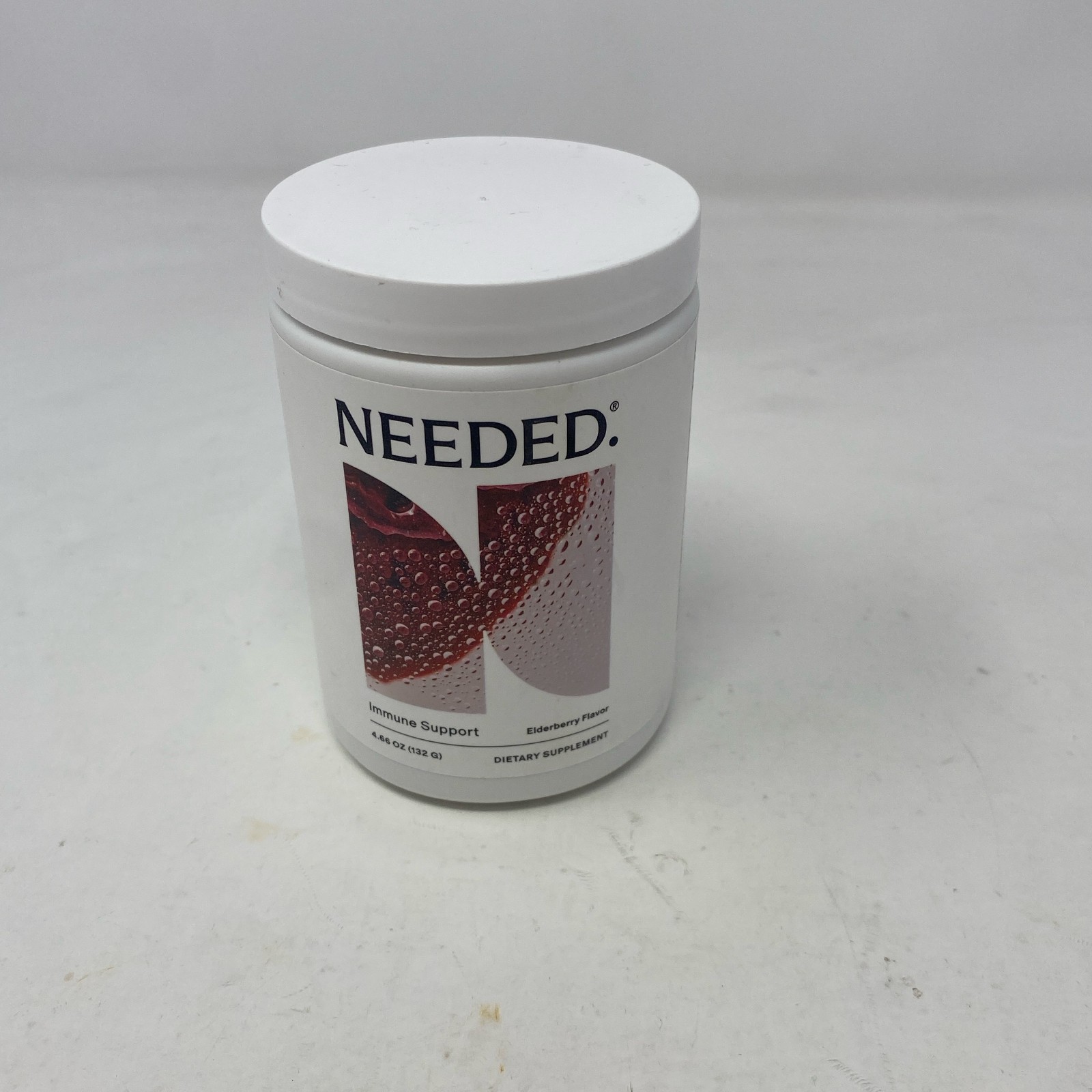 Needed Immune Support Powder, Elderberry Flavor, 4.66oz
