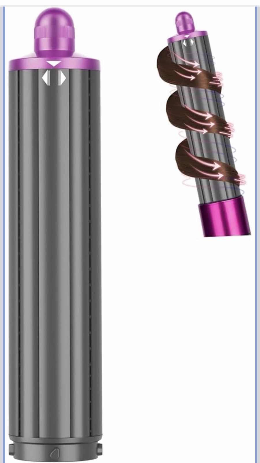 Long barrel curl Multi Direction 1.6 in for Dyson Airwrap Hair Styler HS01 05 8