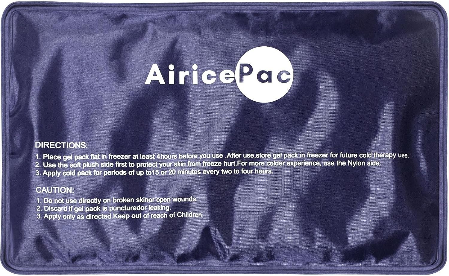 Ultra-Flexible Cold Pack for Knee, Neck, and Shoulder Pain Relief, 7”x 11”