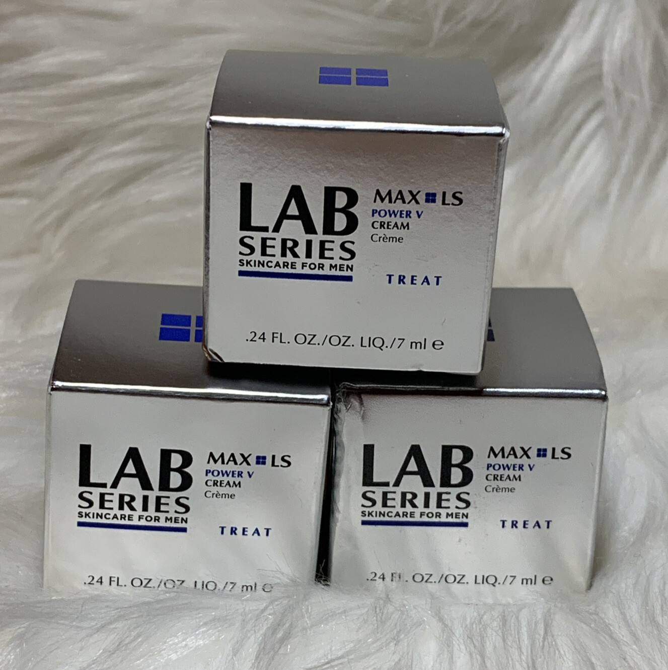3*Authentic Lab Series For Men Ageless Power V Lifting Cream 0.24oz/7ml Each NIB