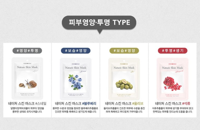 FOOD A HOLIC Nature Skin Mask Pack 23ml Royal Jelly 10EA Korean Seller