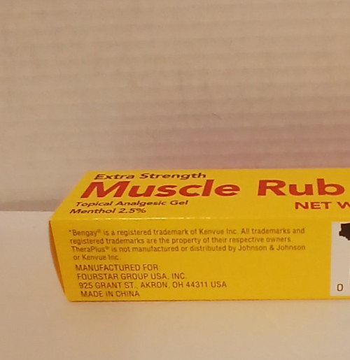 3 Extra Strength Muscle Rub Arthritis Pain Relieving Gel 2.5% Menthol