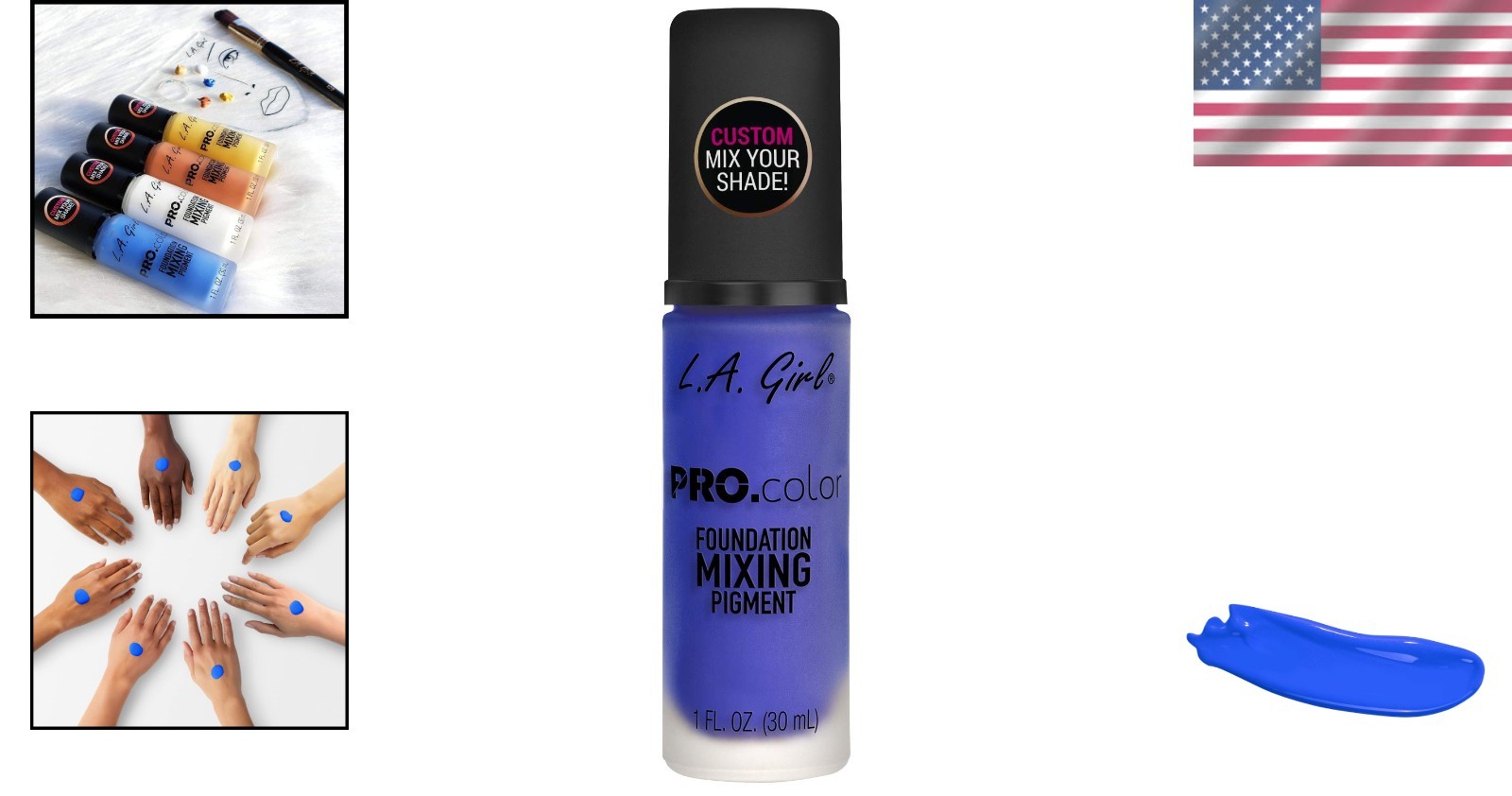 PRO.color Blue Cream Foundation Mixing Pigment – Perfect for Color Correction