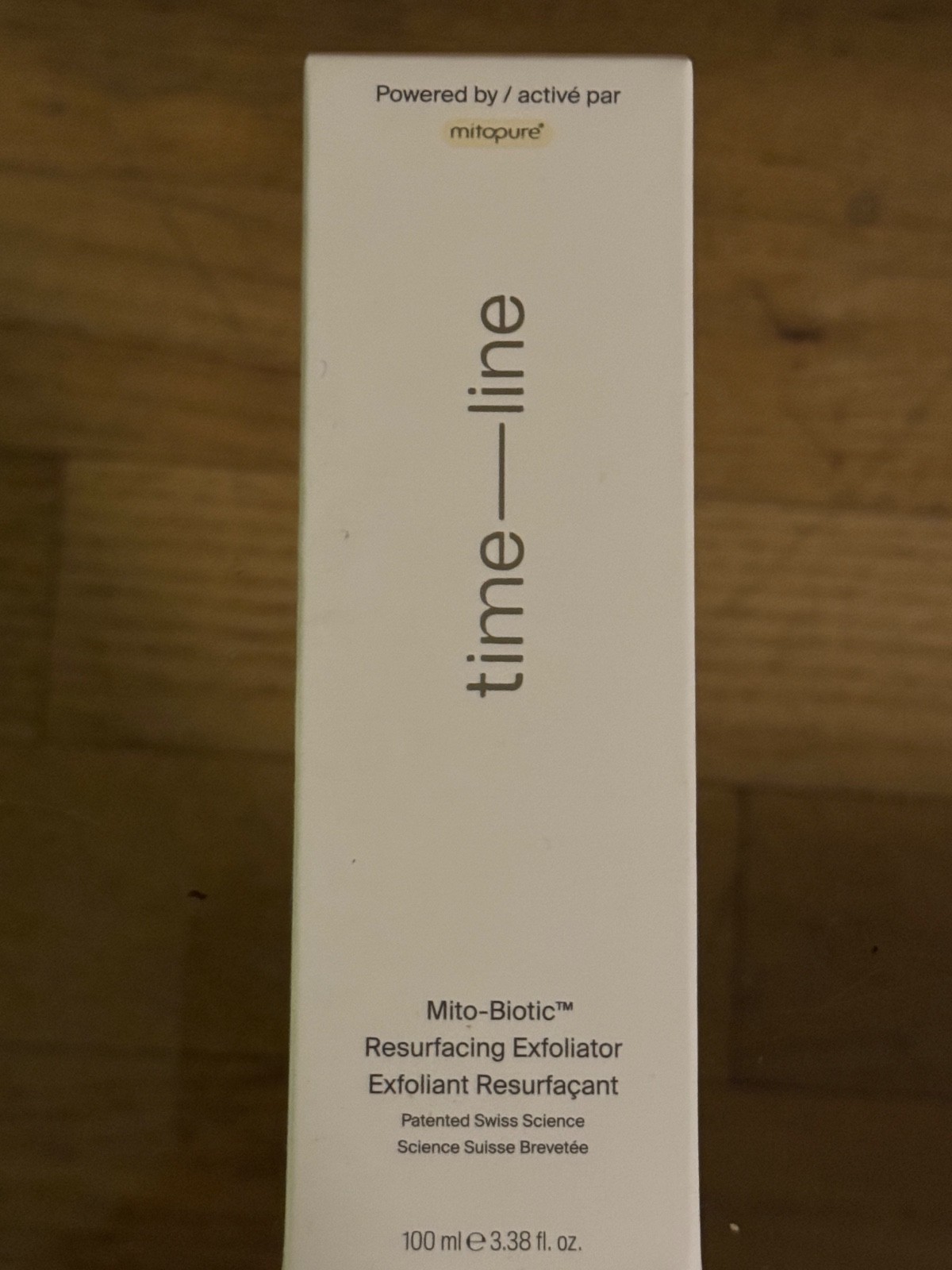 Timeline Mito-Biotic Resurfacing Exfoliator 3.38oz NEW in Unopened, Sealed Box