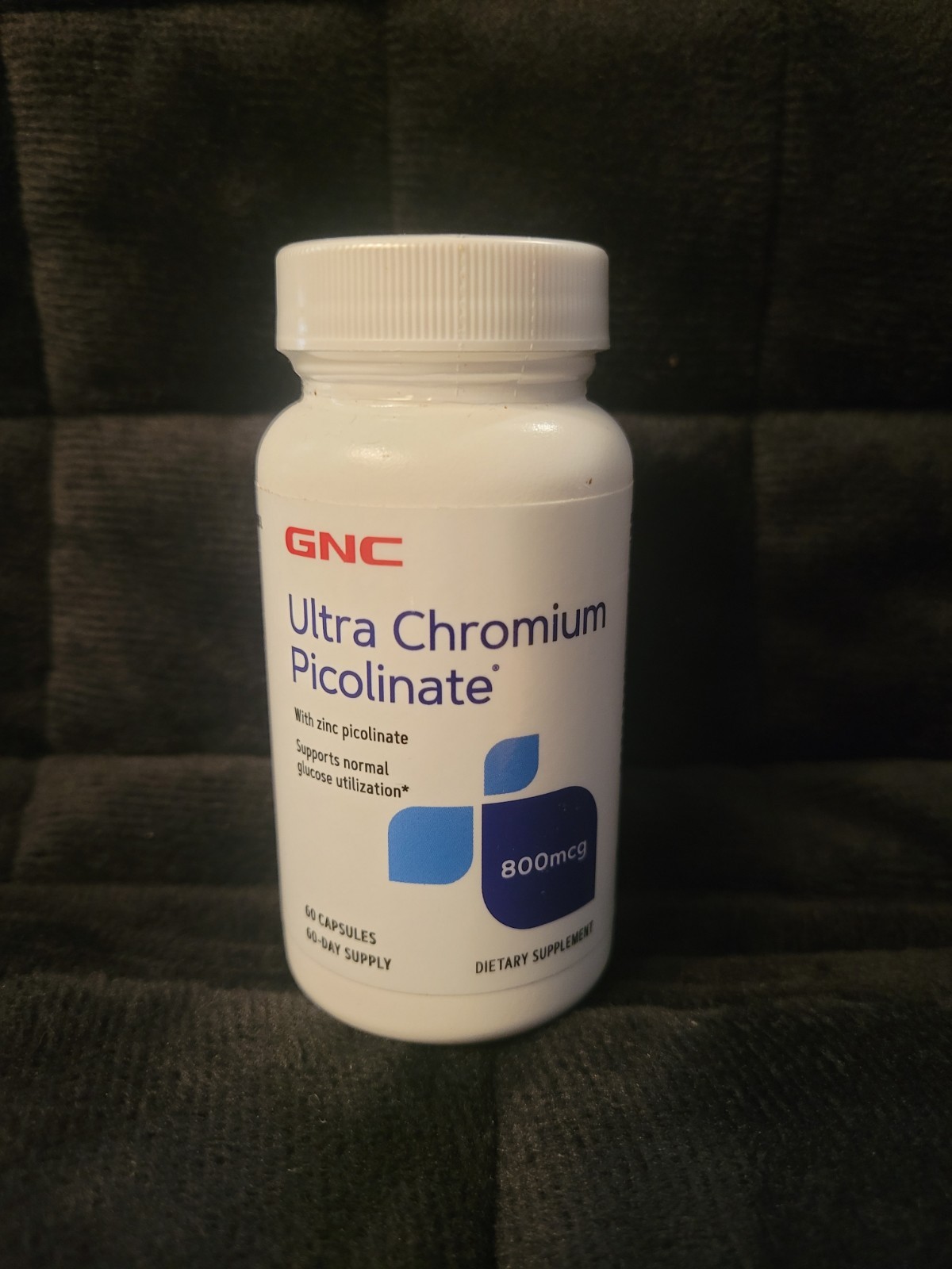 GNC Ultra Chromium Picolinate 800mcg w/ Zinc 60 Capsules Exp 11/2026 New