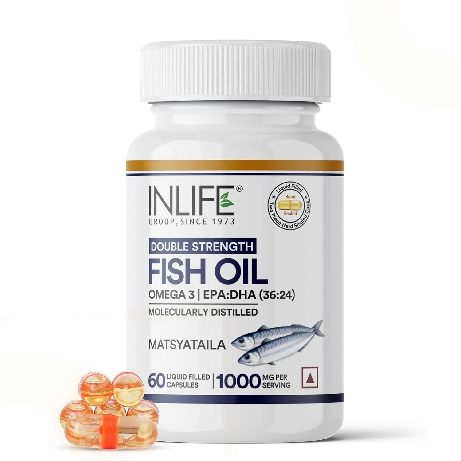 INLIFE Energy Booster Supplement | Shilajit Ashwagandha Tribulus Green 60cap