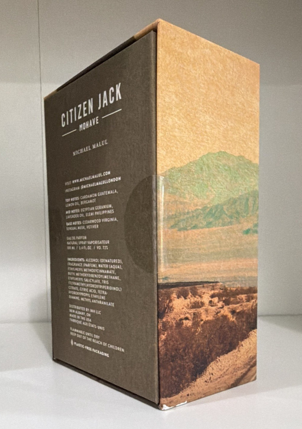 CITIZEN JACK MOHAVE by Michael Malul /NEW IN BOX SEALED/ 3.4 oz SPRAY/ AUTHENTIC
