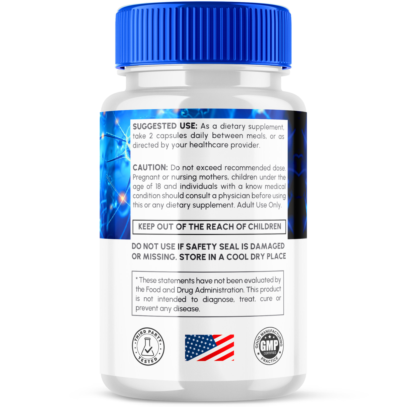 (5 Pack) Sciatisoothe, Brain Health & Cognitive Support Supplement 300 Capsules