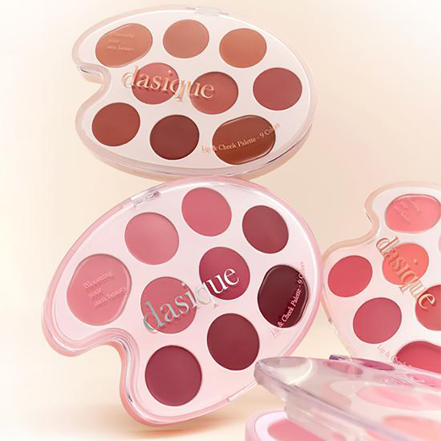 DASIQUE Mood Painting Lip & Cheek Palette 6g 4colors K-Beauty
