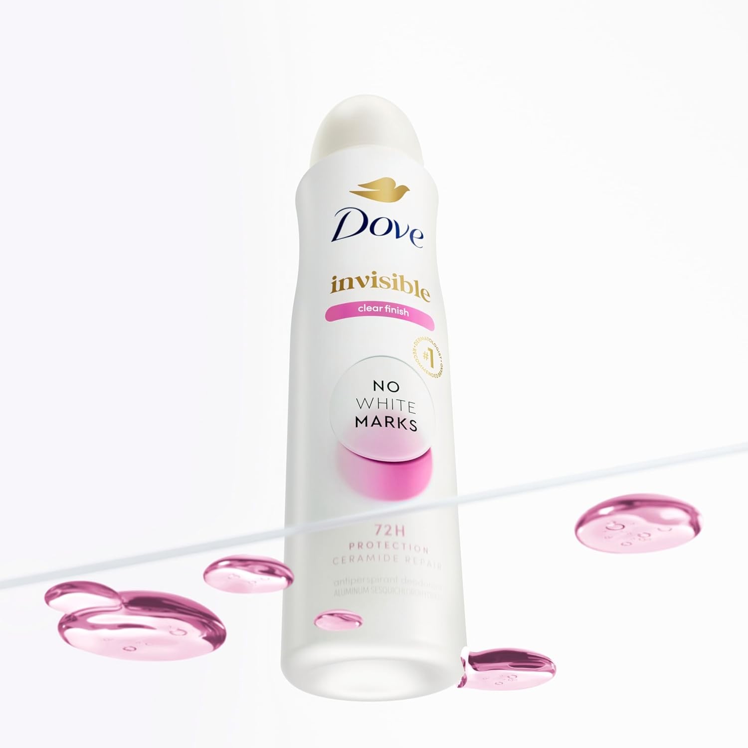 Dove Advanced Care Clear Finish Antiperspirant Dry Spray Deodorant 72H 3.8oz