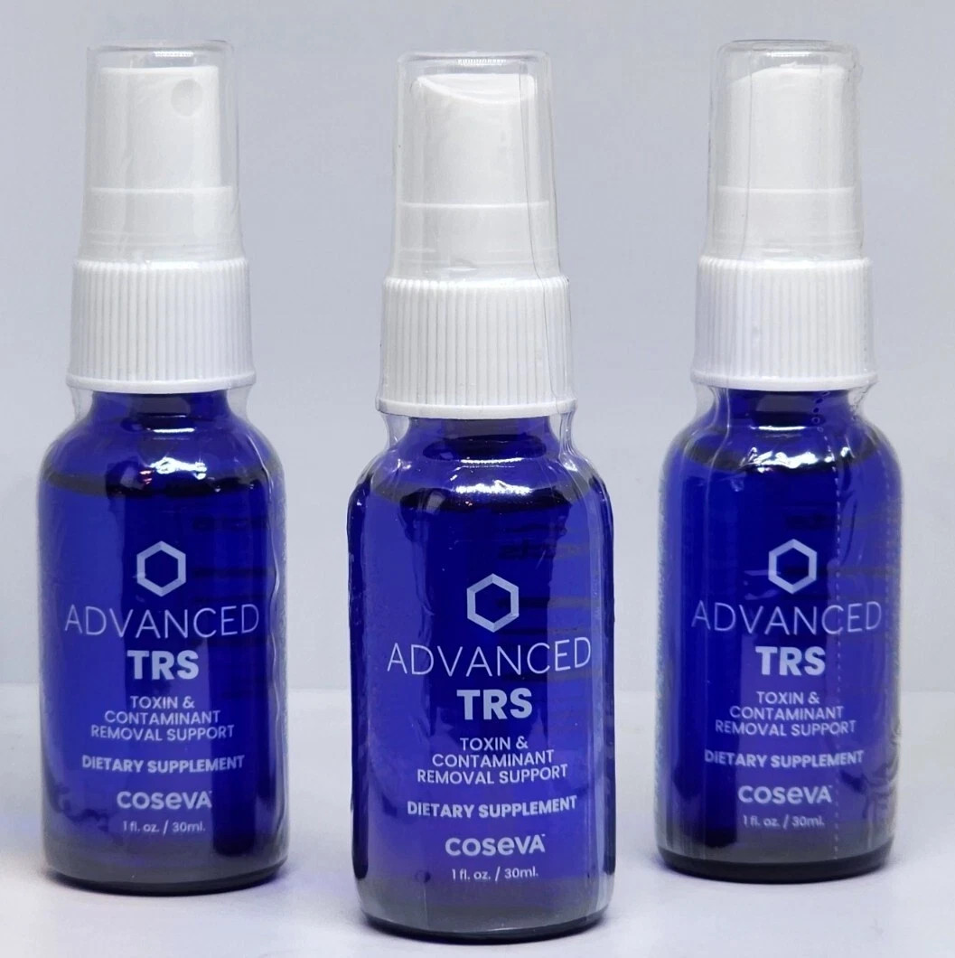 (3 Pack) Coseva Advanced TRS Toxin & Contaminant Removal System 28ml New Sealed