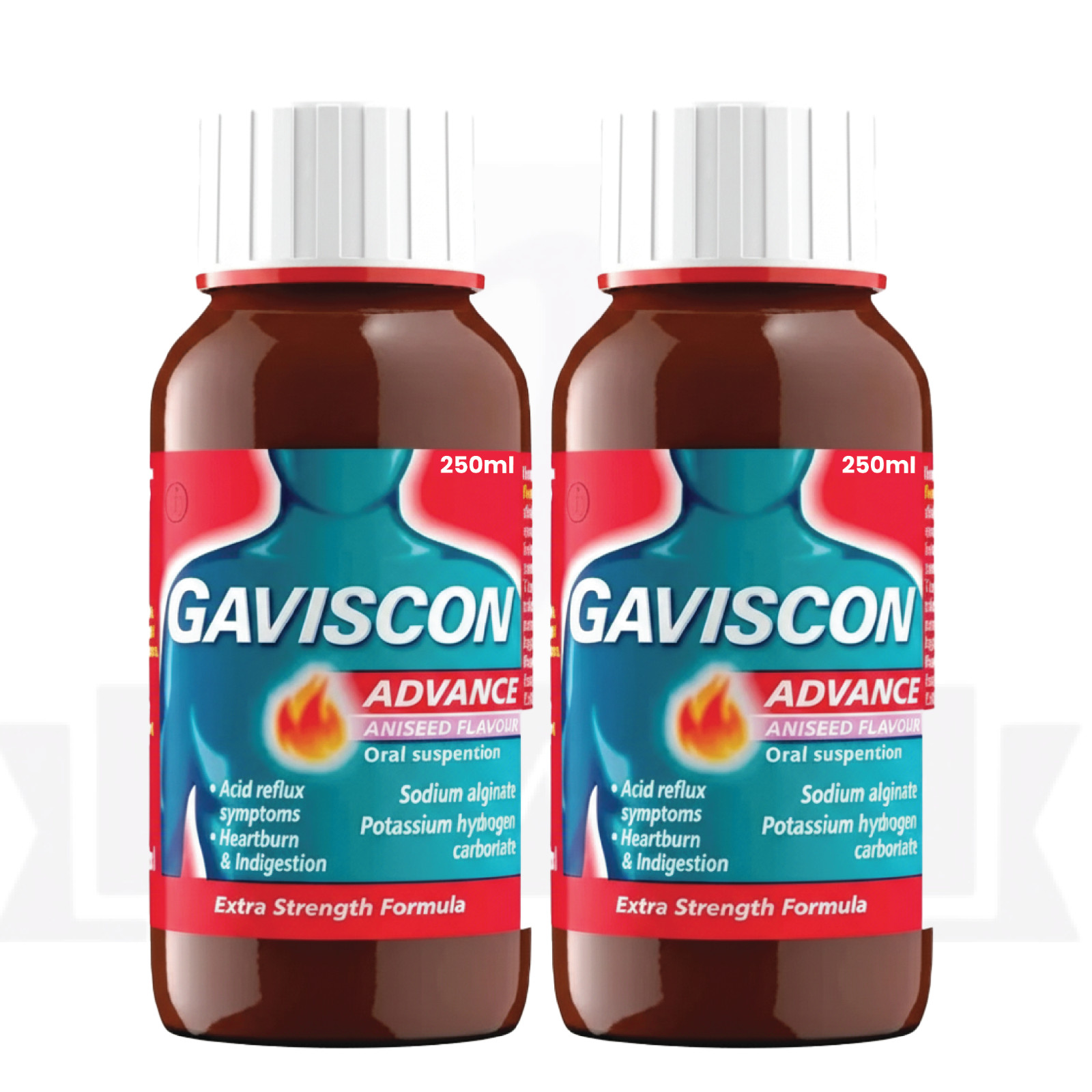 2 PACK OF GavI$con Advance Aniseed (250ML) – FREE DELIVERY – EXP – (02/2027)