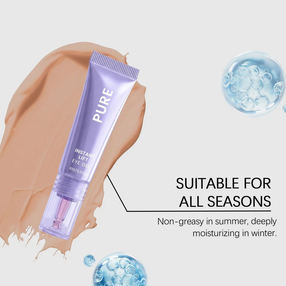 NEW! GOPURE Instant Lift Eye Gel – For Puffiness & Bags, Fine Lines 0.35 Oz